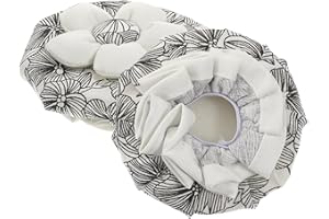 VALICLUD 2pcs Round Cotton Door Handle Covers Anti-Freeze Winter Protector for Indoor Outdoor Knobs Easy