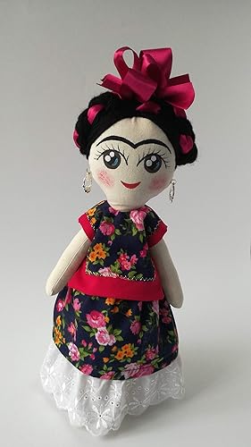 muñeca de trapo frida kahlo
