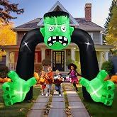 UniqSeason 9FT Halloween Inflatable Frankenstein Archway Outdoor Decoration