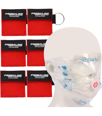All'ingrosso 1000 Pezzi Schermi Facciali CPR Con Valvola Unidirezionale - Personalizzabili Con Logo - Protezione Di Emergenza - 4