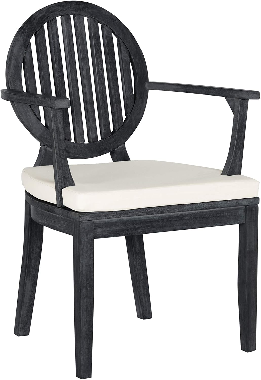 safavieh teak set on Amazon Com Safavieh Pat6706k Collection Chino Grey 5pc Outdoor Dining Set Dark Slate Gray White Garden Outdoor