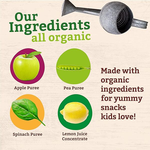 PUMPKIN TREE PETER RABBIT ORGANICS, PEA, SPINACH AND APPLE PUREE, 4.4-OUNCE POUCHES (PACK OF 10)