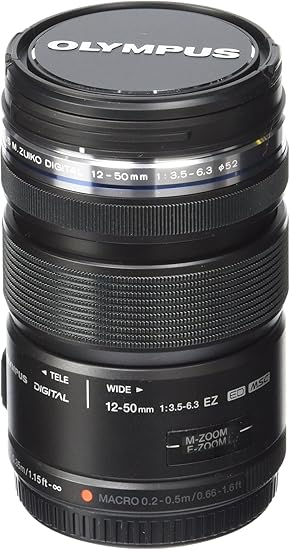Amazon Com Olympus M Zuiko Digital Ed 12 50mm F3 5 6 3 Ez Lens For Micro Four Thirds Cameras Black Camera Lenses Camera Photo