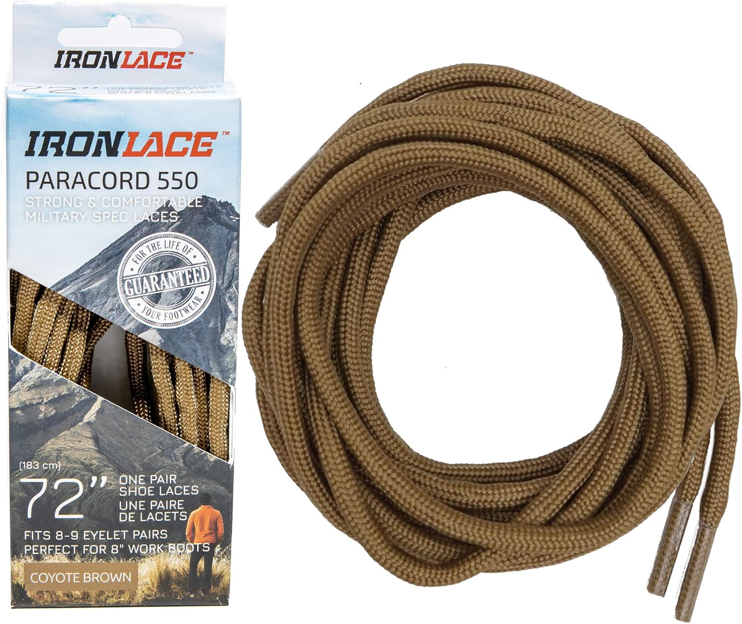 Ironlace Unisex's Shoelace Boot Lace (Pack of 2) Amazon.co.uk Clothing