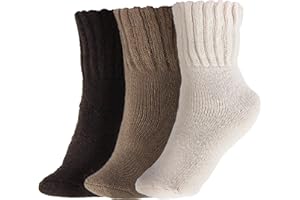 BenSorts Women's Winter Boots Socks Thick Warm Cozy Crew Socks Solid Color Gifts
