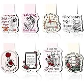Dark Romance Magnetic Bookmarks: 8 Pcs Funny Magnet Book Page Markers for Reading, Spicy Fairytale Bookmark Clips, Gifts for Women Book Lovers Office School Supplies
