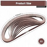 STEBRUAM Sanding Belt 9 x 533 mm 60 Grit 30 Pieces view 2
