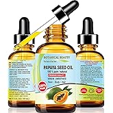 Botanical Beauty PAPAYA SEED OIL WILD GROWTH 100% Pure Natural Virgin Unrefined Undiluted Cold Pressed Carrier Oil for Face, Skin, Hair, Lip, Nails 1 Fl. oz. - 30 ml