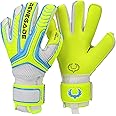 Renegade GK Vulcan Goalie Gloves with Microbe-Guard (Sizes 6-11, 4 Styles, Level 3) Pro-Tek Fingersaves & 3.5+3MM Hyper Grip | Excellent Goalkeeper Glove for Higher Play | Based in The USA