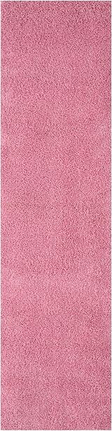 THE RUGS Pink Shaggy Living Room Rug 80x300 cm Soft 30 mm Polypropylene view 6