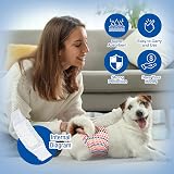 Pet Soft Pet Soft Dog Diaper Liners 50 Count Blue Bone L-50 Nappy Inserts view 6