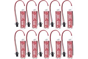 KUANMAI 10Pcs Maxell ER6/3.6V 2000mAh 5096-434 Battery for MATSUSHITA Robot 5096-434 OTC Li-Battery