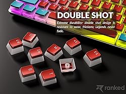 Ranked Pudding PBT Keycaps | 112 Double Shot
