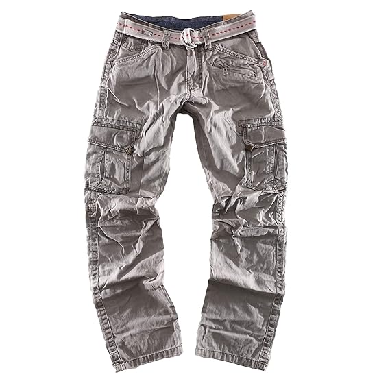 Timezone Herren Cargo Hose Ben TZ Regular Dusty Olive Hose