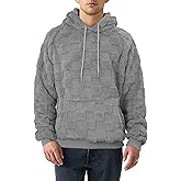 VahRuta Sherpa Hoodie Men Hooded Sweatshirt Winter Hoodies For Men Pullover Fleece Soft Long Front Pocket Hoodies