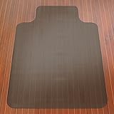 ottostyle.jp 床を保護するチェアマット スモーク 120&times;90cm 厚さ1.5mm フローリングや畳のキズ防止に 透明 学習 机 椅子 勉強 メモ 下敷 デスクワーク 撥水 カット可能