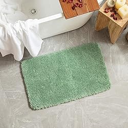 MIULEE Extra Thick Non Slip Bathroom Rug Shaggy