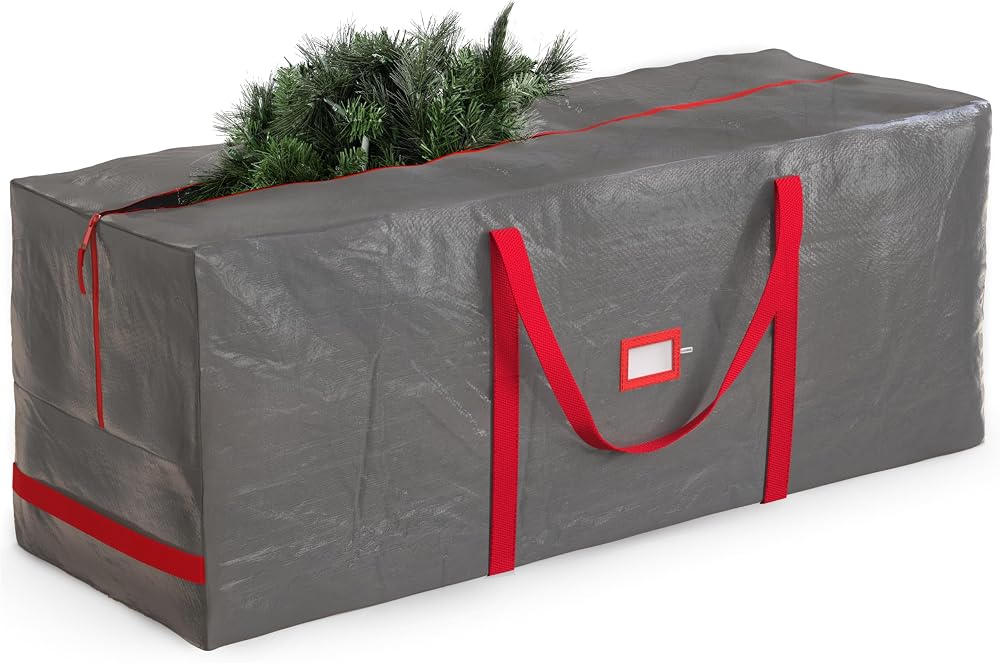 Zober Jumbo 9 FT Christmas Tree Storage Bag with Dual Zippers