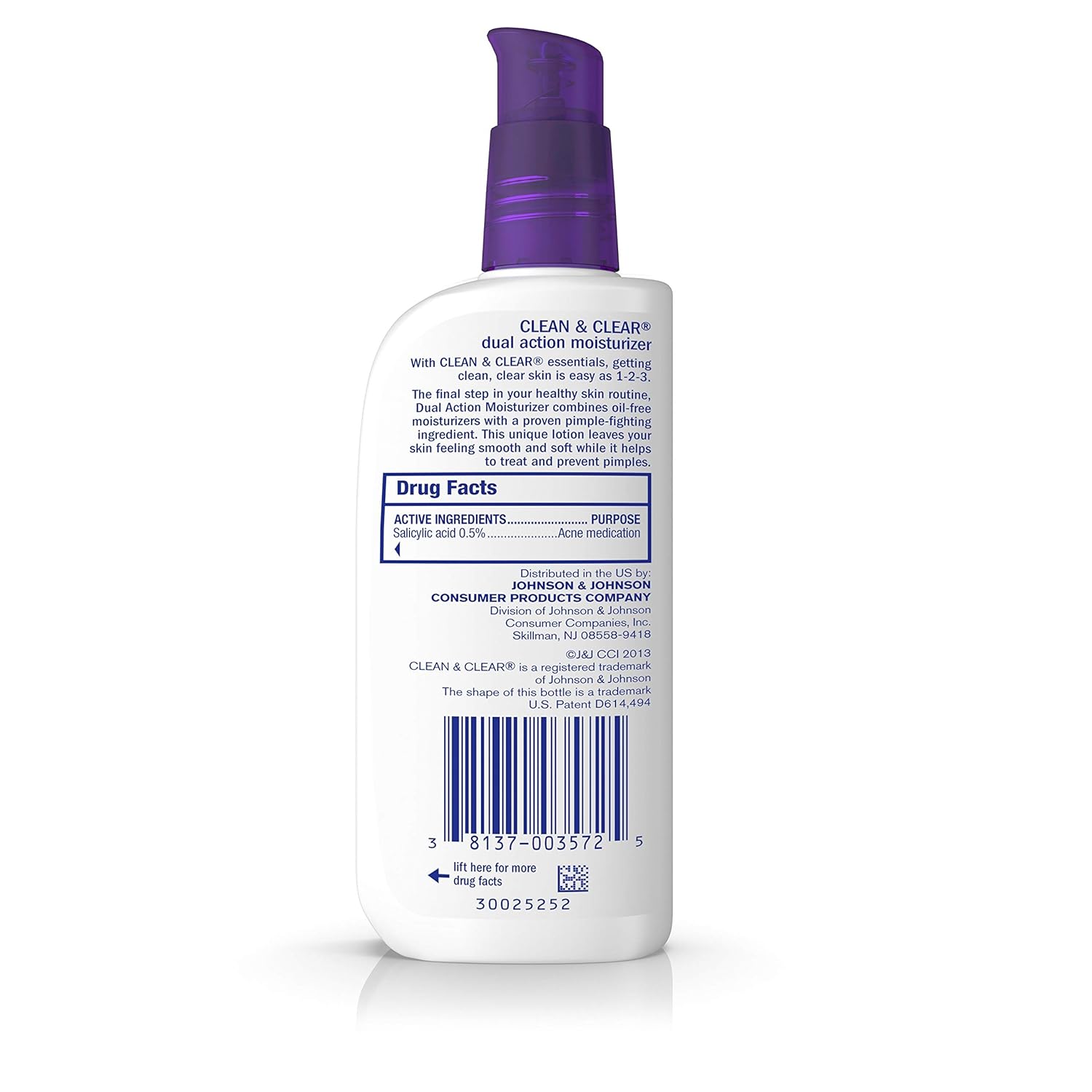 clean and clear dual moisturizer