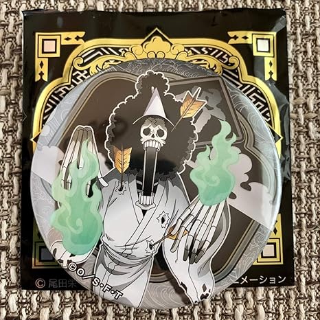 Amazon Onepiece ワンピース 麦わらストア 輩缶バッジ ワノ国 第弾 ブルック ワンピース商品 アニメ 萌えグッズ 通販