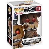 POP Funko Games: Five Nights at Freddy's (FNAF) - Nightmare Freddy | Official Video Games Merch - Collectable Vinyl Figurine for Shelf Display - Birthday Gift Idea for Fans and Collectors