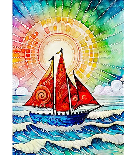 Amazon.com: DIAMOND ART CLUB Bird of Joy Diamond Painting