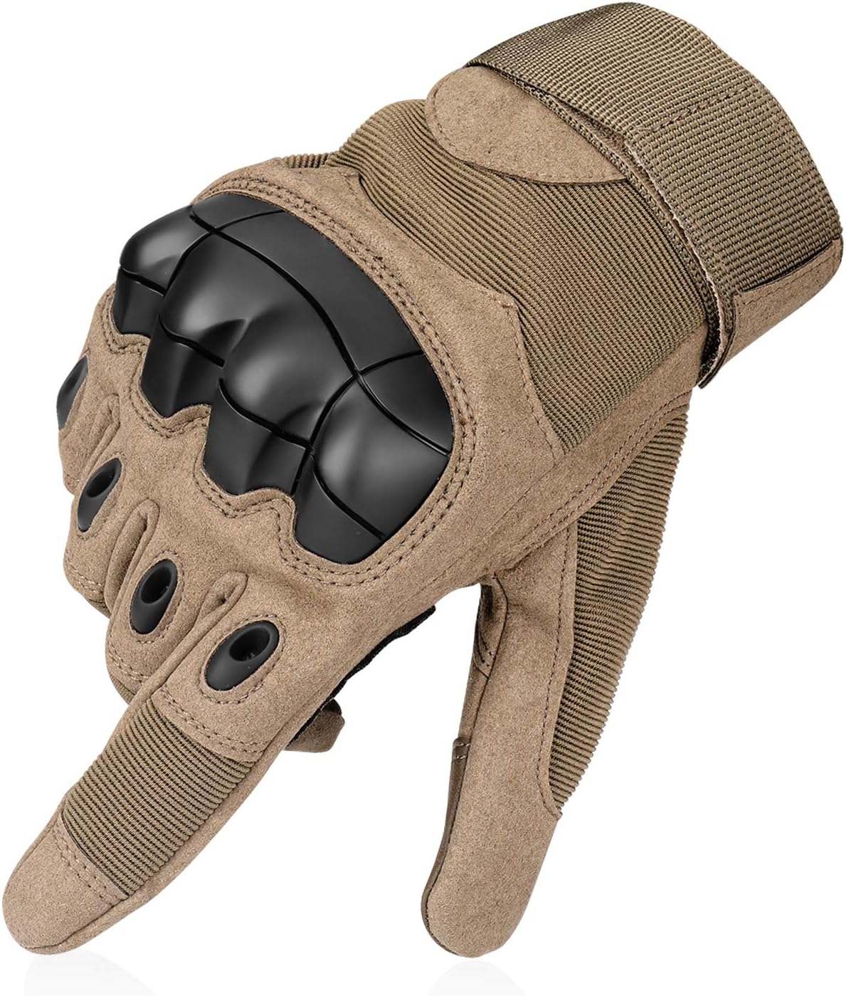 tan tactical gloves