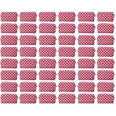 WZMYO 48 PACK Checkered Makeup Bag- Bulk Bridesmaid Proposal Gifts Makeup Pouch for Wedding Party Favors Bachelorette Party Decorations Toiletry Organizer Bag Cosmetic Case Gift (Pink)