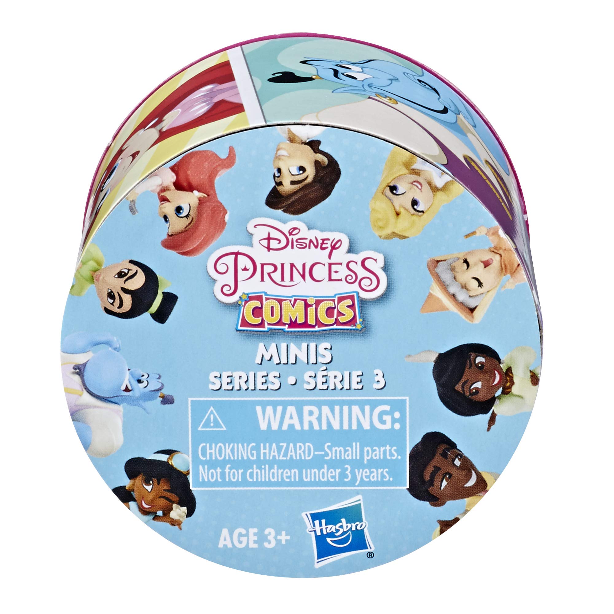 Disney Princess Comics Minis Collectible Dolls (5 cm) Surprise Box with Popular Characters from Comics Series 3