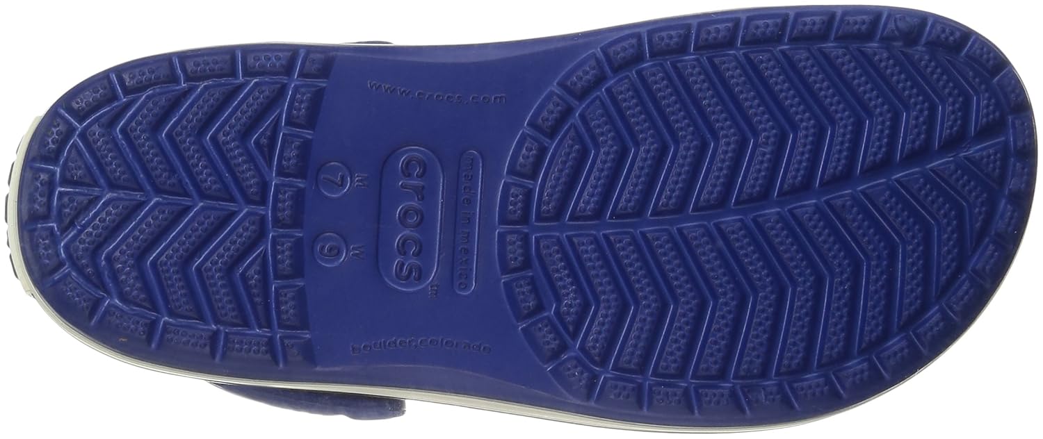 crocs unisex crocband cerulean blue oyster clogs mules