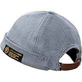 CLAPE Watch Cap Work Beanie Corduroy Docker Leon Brimless Hat Rolled Cuff Harbour Hat