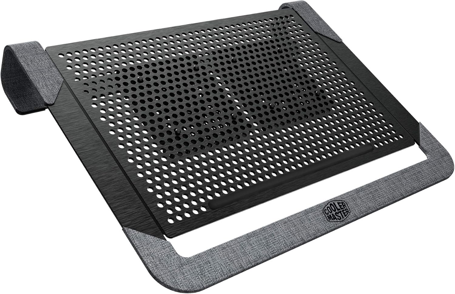 CoolerMaster Notepal U2 Plus V2 Laptop Air Cooler, Dual 80mm Moveable Fans, Lightweight Aluminum Cooling Pad, Polyester Fiber Dacron and Aluminum Material, Supports up to 17” Laptop
