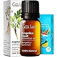 Gya Labs Angelica Root Essential Oil for Diffuser - 0.34 Fl Oz - 100% Pure Natural Angelica Oil for Skin, Hair, DIY Candle Making & Massage- Earthy & Herbaceous Scent
