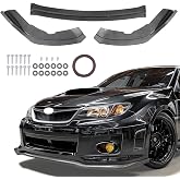 Front Bumper Lip Splitter Kit for Subaru WRX STI 2011-2014 | Carbon Fiber Print