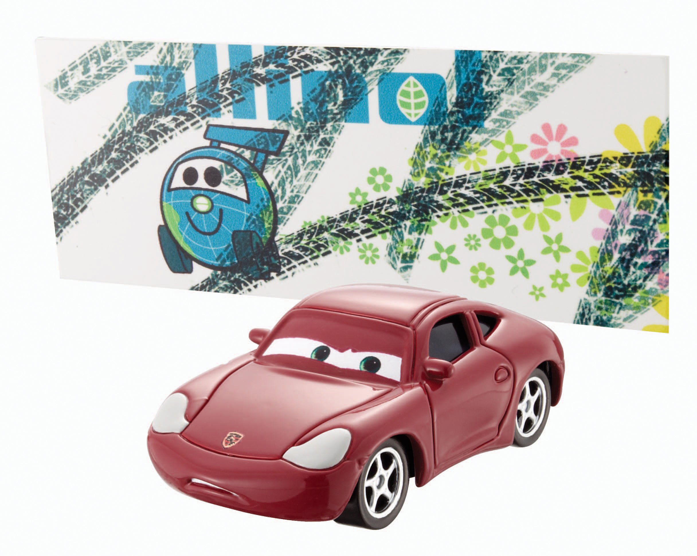 Disney Pixar Cars Porsche with Allinol Diecast Vehicle