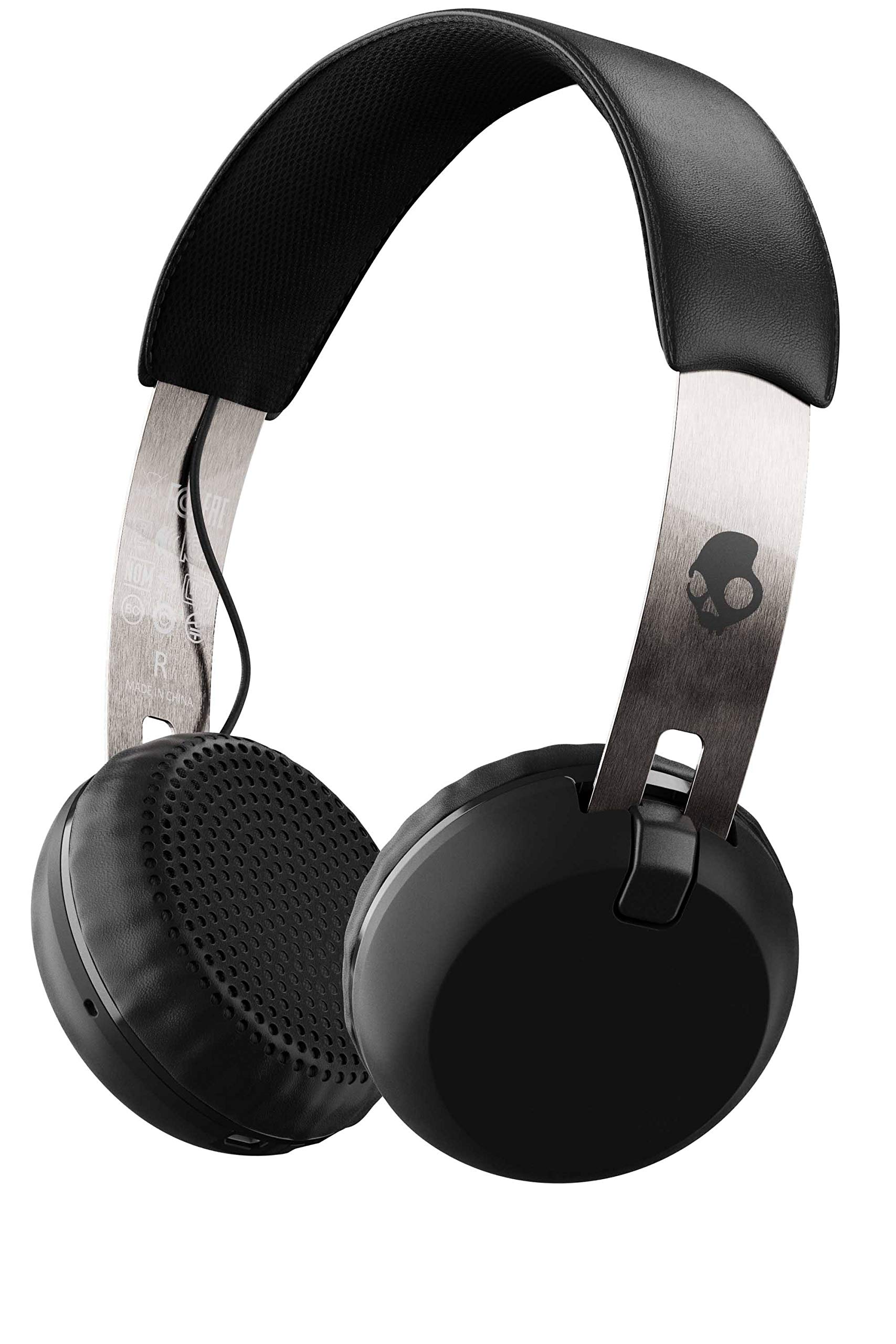 Skullcandy Grind Bluetooth Wireless On-Ear Headphones - Black/Chrome