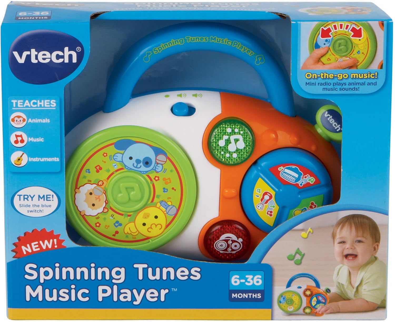 vtech learning tunes music player smyths