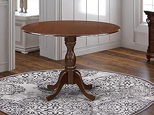 East West Furniture DMT-MAH-TP Dining Table, 42