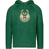 Holloway Boys NBA Milwaukee Bucks Youth All-pro Fleece Hoodie-Comfortable Pullover-Ideal for Basketball Fans