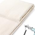 Yarlung Primary Tufting Cloth for Rug Tufting, 83" x 79" Large Overlocking Monks Cloth with Marked Lines, Rug Backing Fabric for Cut/Loop Pile Tufting Gun, Punch Needle