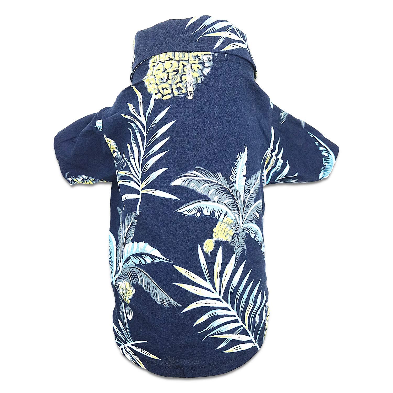 DroolingDog Hawaiian Shirts for Small Dogs Camp Clothes Cat Apparel Pet Vacation Tee Shirt