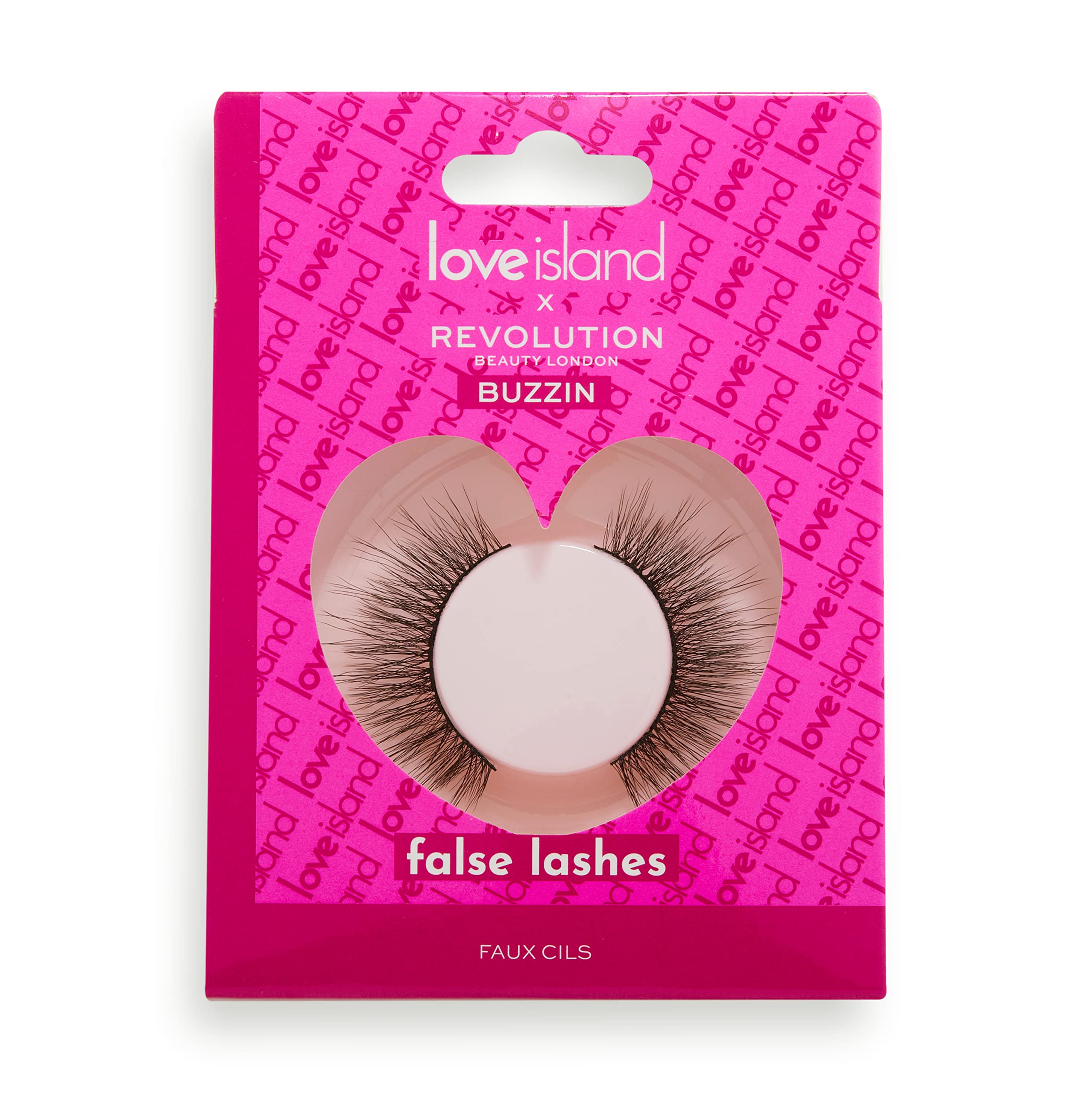 Revolution Beauty London X Love Island, Faux Mink False Lashes, Buzzin, 1 Pair