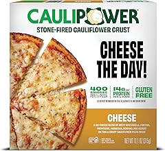 CAULIPOWER Cheese Lovers Stone-Fired Cauliflower Crust Pizza, 11.1 Oz (Pack of 1)