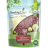 Organic Adzuki Beans by Food to Live (Kosher, Dried, Bulk ) — 1 Pound