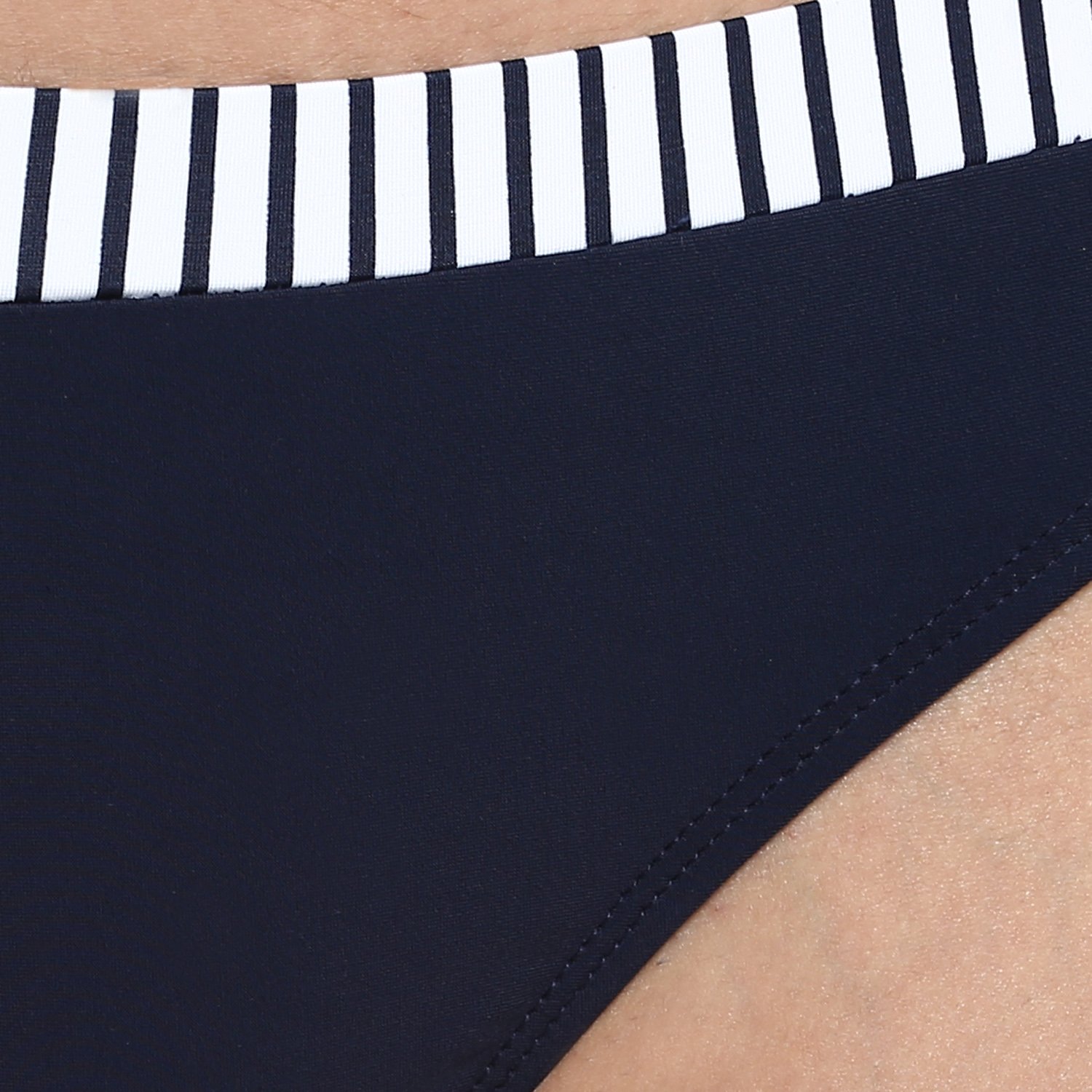 kvl womens solid bikini swimsuit bottom - navy