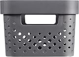 CURVER Infinity Dots Rectangular Storage Boxes Set of 4 4.5 L Grey view 5