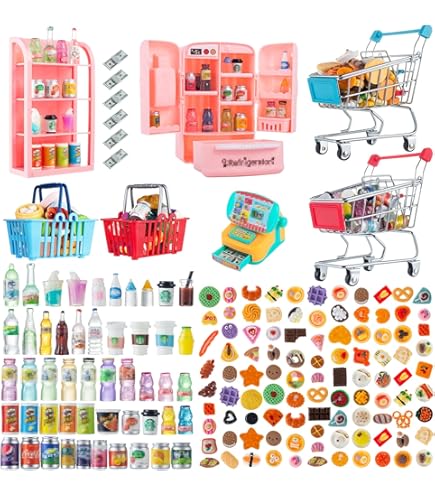 Mini Comida De Juguete 100 Piezas De Alimentos En Miniatura