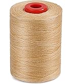 BUTUZE Waxed Thread, 550Yards Leather Thread for Hand Sewing, Wax String, Heavy Duty Linen for Leather Sewing, Bookbinding, Shoes Repair, Craft