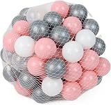 DIVCHI Playballs Soft Pit Balls 500Pcs Multi Color Safe Plastic Balls