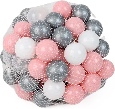 DIVCHI Playballs Soft Pit Balls 500Pcs Multi Color Safe Plastic Balls
